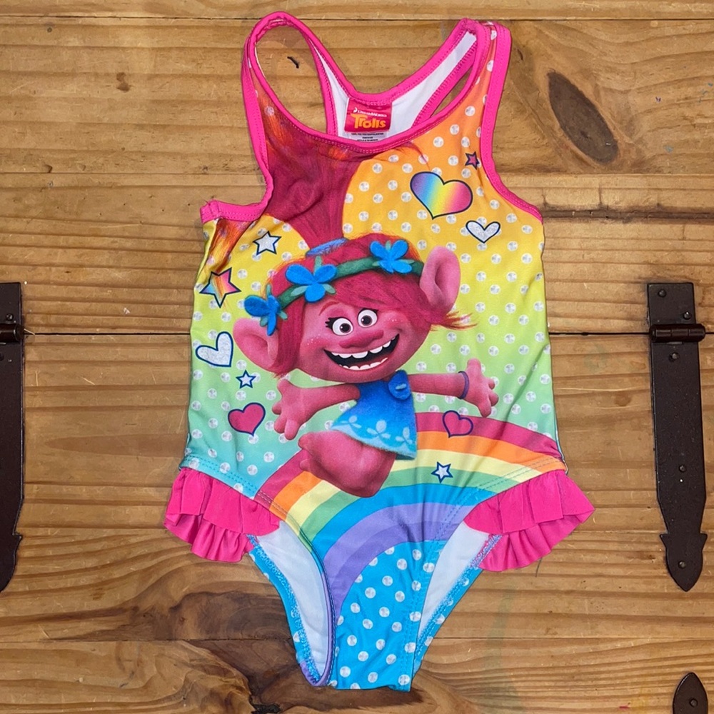 New 3T Trolls Swimsuit